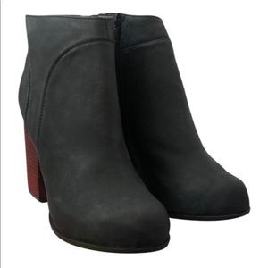 Jeffrey Campbell Black and Brown Ankle Boots